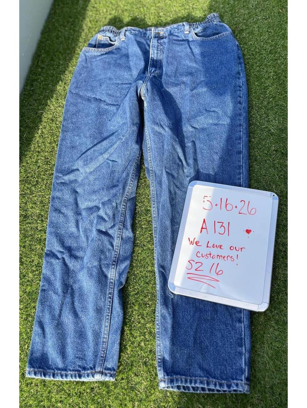 LL Bean Womens‎ Size 16 Classic Blue Denim Jeans with Straight Leg Fit 30x28